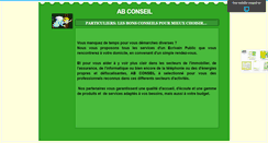 Desktop Screenshot of abconseil.sitew.fr