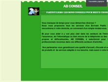 Tablet Screenshot of abconseil.sitew.fr
