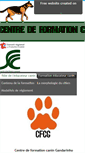 Mobile Screenshot of centre-de-formation-canin-gandarinho.sitew.fr