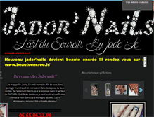 Tablet Screenshot of jadornails.sitew.fr