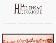 Tablet Screenshot of patrimoine.podensac.sitew.fr