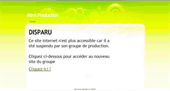 Desktop Screenshot of mimiproduction.sitew.fr