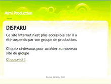 Tablet Screenshot of mimiproduction.sitew.fr