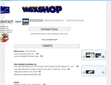 Tablet Screenshot of msxshop.sitew.fr
