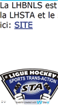 Mobile Screenshot of lhbnls.sitew.ca