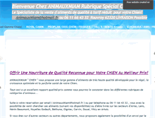 Tablet Screenshot of animauxmiamchien.sitew.fr