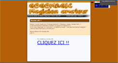 Desktop Screenshot of gogomagic.sitew.fr