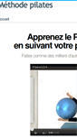 Mobile Screenshot of methodepilates.sitew.fr