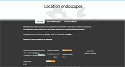 Desktop Screenshot of locationendoscope.sitew.fr