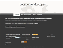 Tablet Screenshot of locationendoscope.sitew.fr