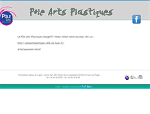 Tablet Screenshot of poleartsplastiques.sitew.fr
