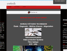 Tablet Screenshot of cortech.sitew.fr