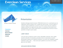 Tablet Screenshot of everclean.sitew.fr