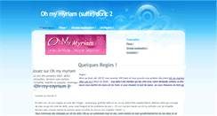 Desktop Screenshot of ohmymyriamsuite.sitew.fr