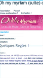 Mobile Screenshot of ohmymyriamsuite.sitew.fr