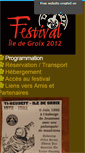 Mobile Screenshot of festivaltibeudeff2012.sitew.fr
