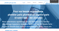 Desktop Screenshot of plombier-paris.sitew.fr