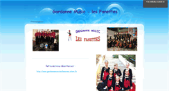 Desktop Screenshot of gardannemusic-lesfanettes.sitew.fr