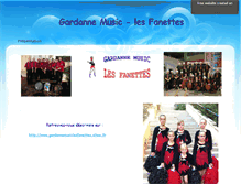 Tablet Screenshot of gardannemusic-lesfanettes.sitew.fr