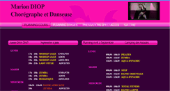 Desktop Screenshot of marion-danse.sitew.fr