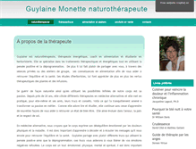 Tablet Screenshot of guylainenaturotherapeute.sitew.ca