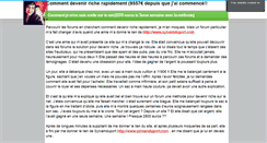 Desktop Screenshot of devenirricherapidement.sitew.fr