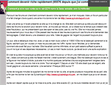 Tablet Screenshot of devenirricherapidement.sitew.fr
