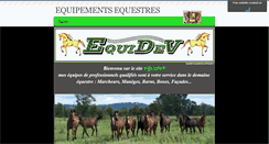 Desktop Screenshot of equidev.sitew.fr