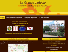 Tablet Screenshot of lagrandejariette.sitew.fr