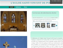 Tablet Screenshot of eglisesaintvincentpodensac.sitew.fr