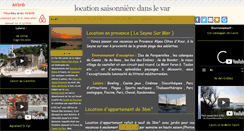 Desktop Screenshot of location-vacance-dans-le-var.sitew.fr