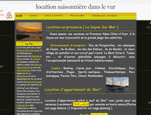 Tablet Screenshot of location-vacance-dans-le-var.sitew.fr