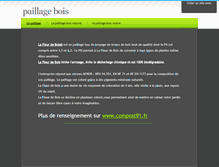 Tablet Screenshot of paillagebois.sitew.fr