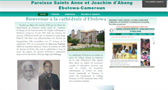 Desktop Screenshot of cathedralebolowa.sitew.org