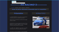 Desktop Screenshot of ngracing13.sitew.fr