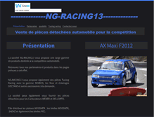 Tablet Screenshot of ngracing13.sitew.fr