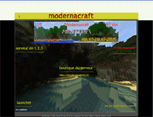 Tablet Screenshot of modernacraft.sitew.fr